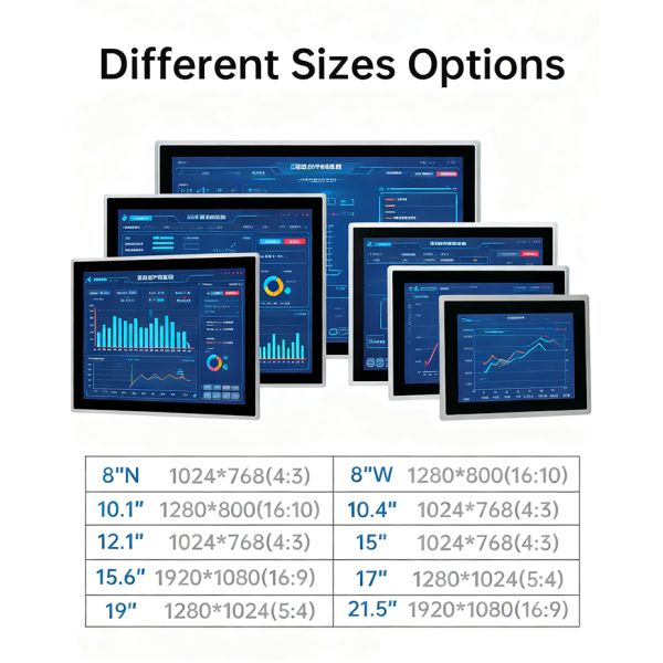New Factory Price 27 Inch 3840*2160 4K Embedded Open Frame Panel Mount Capacitive Touch Screen Monitor LCD Display Industrial