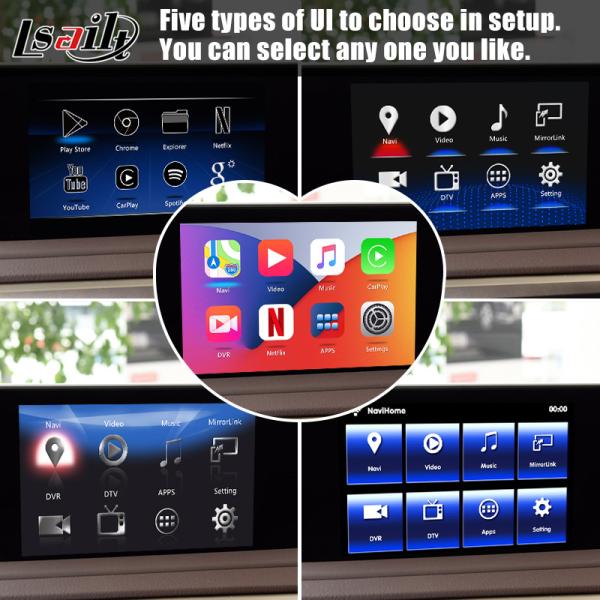 CarPlay/поддержка интерфейса Lexus мультимедийной системы андроида видео- для игры видео 4K HD, задних камер для RX300h RX350