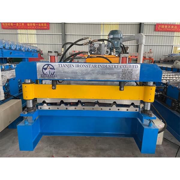 “1000mm Effective Width Metal Roof Panel Cold Roll Forming Machine For GI PPGI Color Steel Coil”