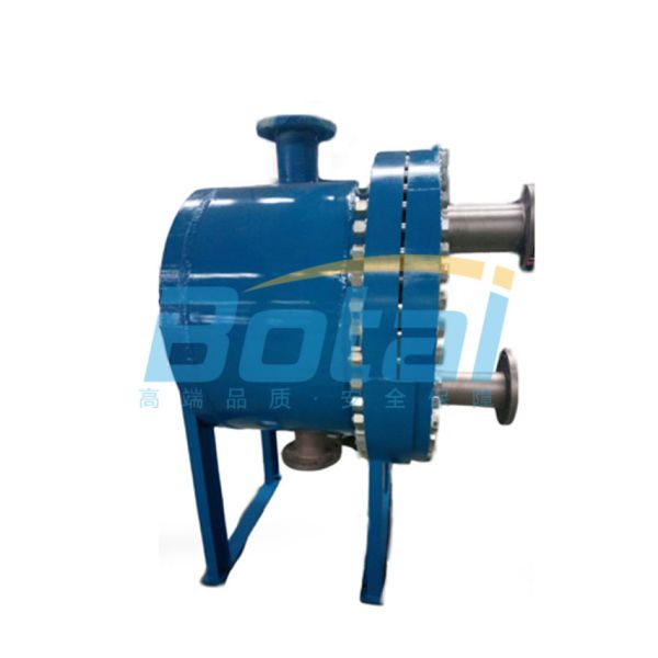 High-efficiency heat exchange of plate & shell heat exchangers