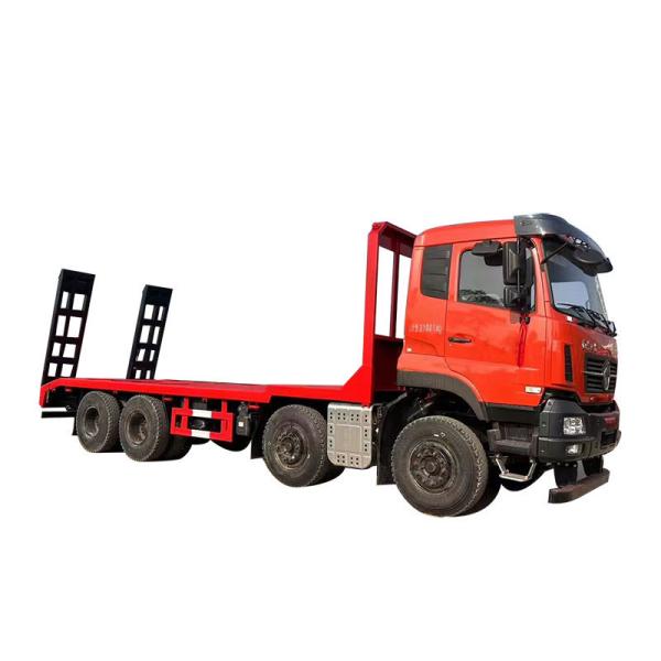 Dongfeng Vehicle Mounted Flat Bed Truck 20 Ton 8x4 Tow Truck Automatic Transmission Type