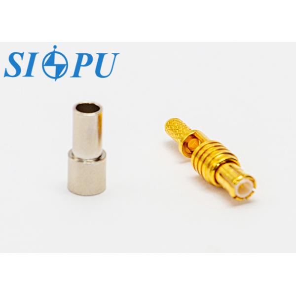 Straight MCX Male RF Coaxial Connector – Solder Type for RG316/U Cable