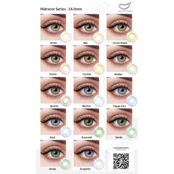 Turquoise Blue Colored Brand Contact Lenses Without Prescription