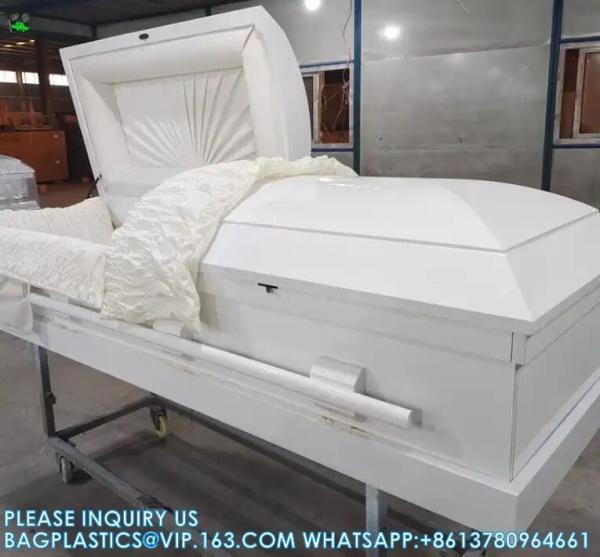 Paper Veneer Casket Solid Wood Caskets Wood Veneer MDF Caskets Cardboard Caskets European Coffins