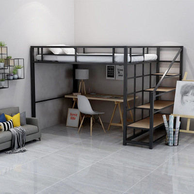 1800*1800*2000 School Furniture Children Bed with Desk and Loft Wooden Bunk Bed