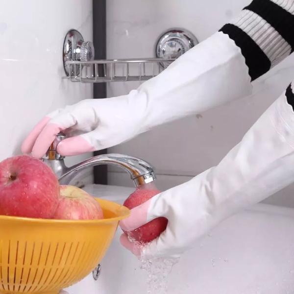 Multi Color PVC Household Hand Gloves / Agricultural PVC Hand Gloves