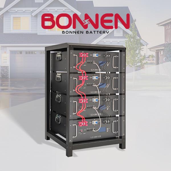 6000 Times 48V 400Ah Lithium Battery 19.2kWh LiFePo4 Rack Battery For Home Energy Storage