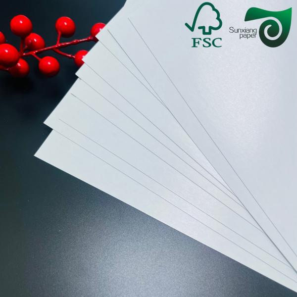 180um Double Sided Glossy PET Synthetic Paper Sheets Tear Resistant FSC