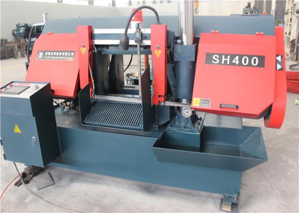 PLC Control Metal Cutting Band Saw Hydraulic Saw Belt Tighten Style GZ4280