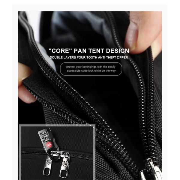 Anti Bacterial Theft Usb Charging Business Travel Backpacks 15.6 Inches