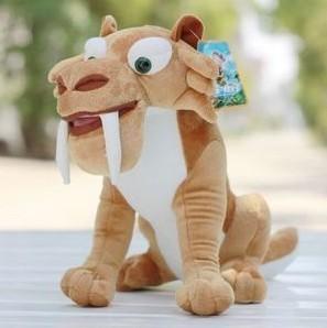 Ice Age Stuffed Animals Cartoon Plush Toys For Collection , Brown