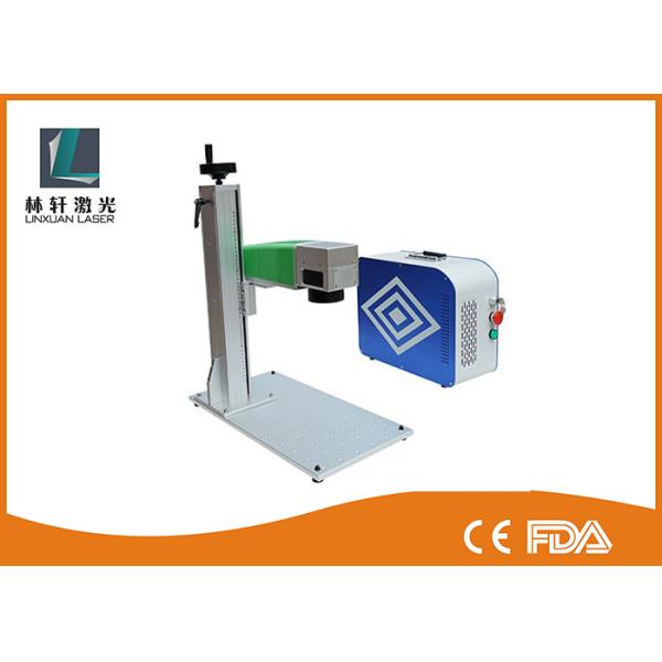 IPG / Raycus Mini Fiber Laser Marking Machine Used In Deep Engraving Etching Air Cooling
