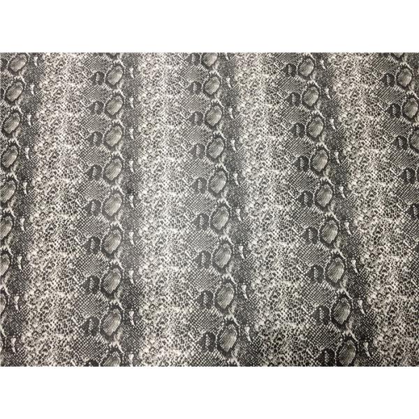 Four Way Stretch Faux Snakeskin Fabric 0.35mm For Fashion Ladies Leggings