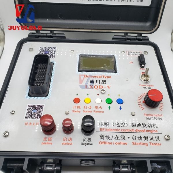 JUYULONG Excavator Accessories for  for Kobelco Universal Electronic Control Tester EFI Engine Starter LXQD-1A