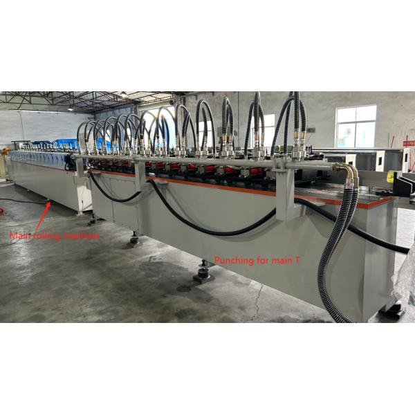 Galvanized Light Steel Keel Suspended Ceiling System T Grid Rolling Forming Machine