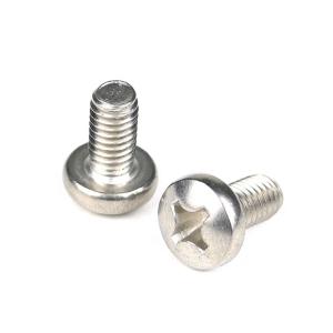 100% QC testado SUS304 M6 Truss Head Phillips 12mm Pan Head Machine Screw para