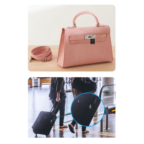 Hot Selling Durable Biometric 10 Fingerprints TSA Smart Fingerprint Padlock Custom Luggage Security with Travel Luggage