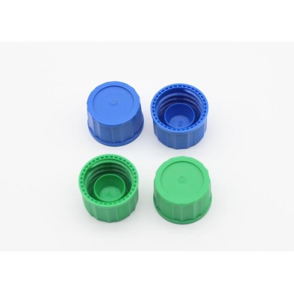 18 tampões de parafuso plásticos materiais dos PP dos dentes azuis/cor verde com tomada interna