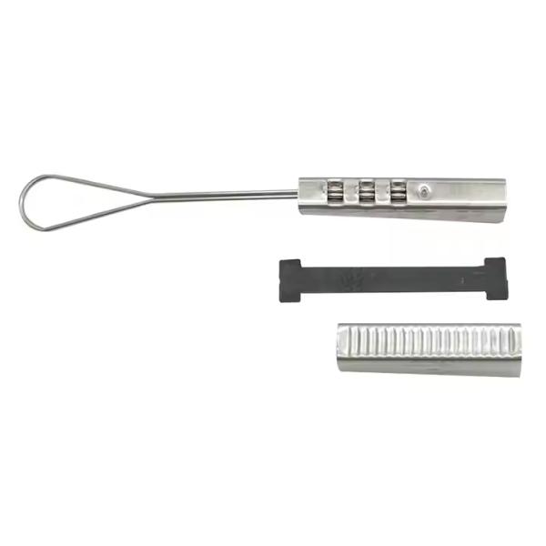 Stainless Steel Fiber Optic Accessories ARC Clip Wedge Type Anchor Joint