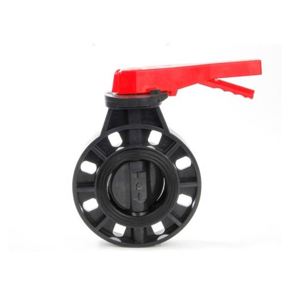 ASTM/DIN/ASNZ/JIS Standard 3 PVC Wafer Type Butterfly Valve for Water Hydraulic Power