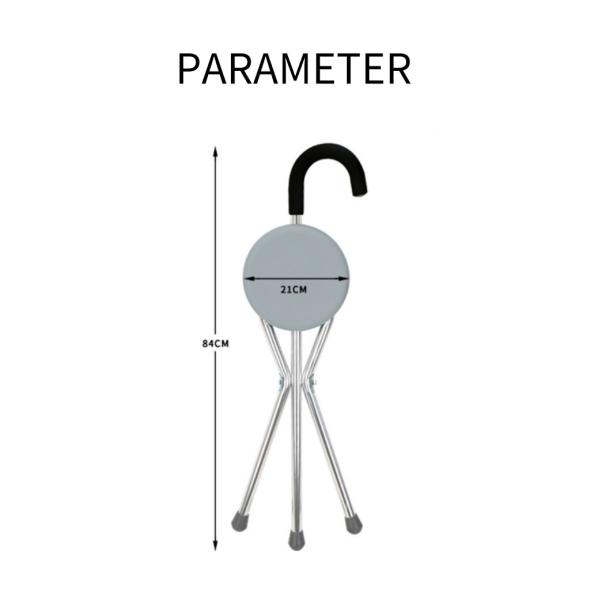 Wholesale Folding Walking Sticks With Seat For Elderly Cane With Chair