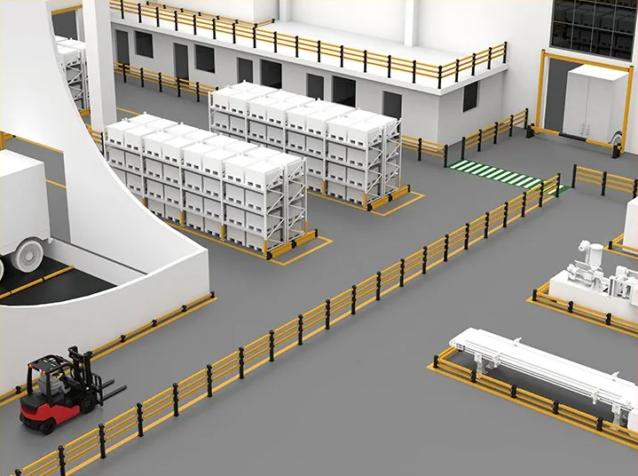 Polymer Bollard Flexible Road Barriers Imported Polymer Plastics