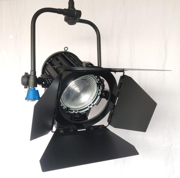 GENERALINK 200W LED Fresnel Light Daylight Battery Powered for Film and Studio Lighting(Pole-Operated Yoke)