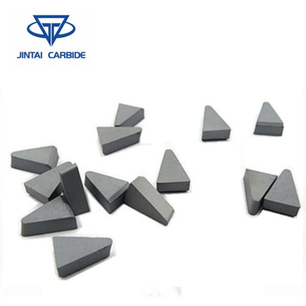 Brazed Tip Tungsten Carbide Inserts , Carbide Cutting Inserts For Hand Tool Parts