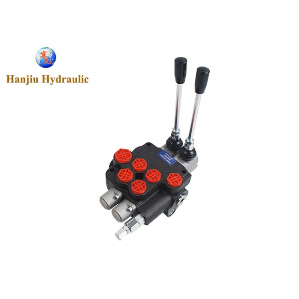 P80 Dos bancos 2P80 A1GKZ1 Válvulas de control direccional hidráulicas manuales