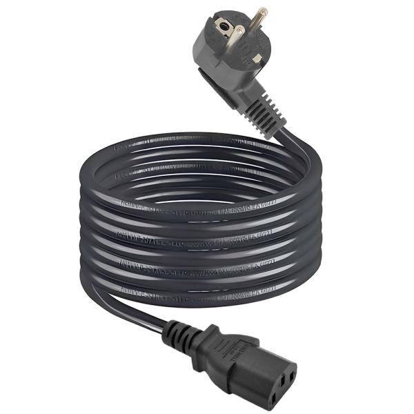 EU 3ピン電源ケーブル H05VV-F 2*0.75MM2 銅線タイプ 高耐久性工業用途向け