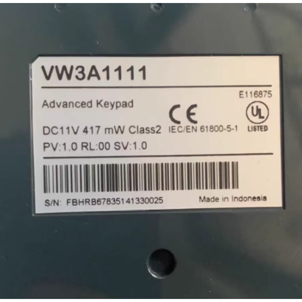 VW3A1111 Schneider Electric Altivar Process Remote Keypad display intuitive drive parameter access