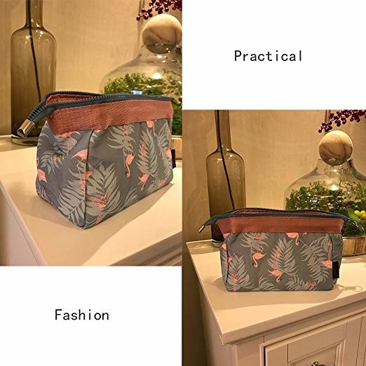Fashionable Cosmetic Organizer Bag Brush Pouch Toiletry Kit With Zipper