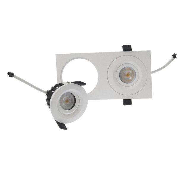 Aluminum LED Grille Downlight 2×8W LED Ceiling Downlight