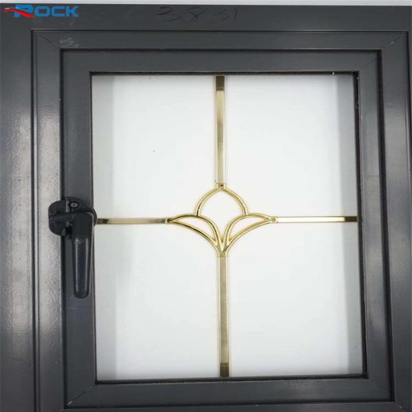 Decoração decorativa de alumínio da FLOR da barra de ouro do perfil 5*8 para acessórios de vidro frameless