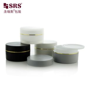 Hair Body Scrub Plastic Empty Cosmetic Packaging Container luxury cream jar