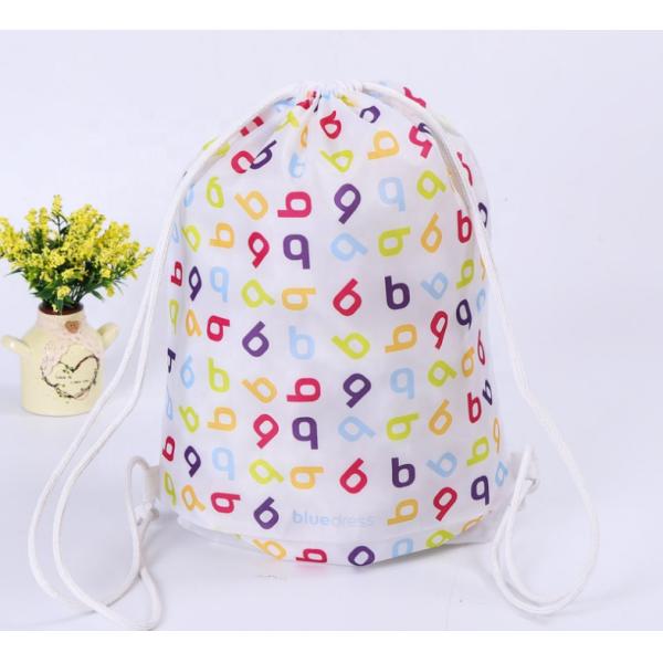 Bolso impermeable de la Tirón-cuerda del bolso de la mochila del bolso de compras del nilón de la cuerda de tirón 0.07m m