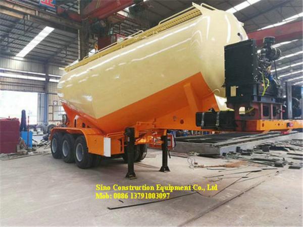 Caminhão maioria resistente do cimento dos eixos 60m3 dos reboques 3 de Q235A Weichai semi de 70 toneladas