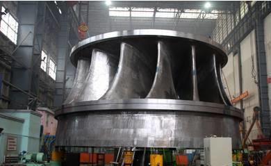 Stainless Steel Runner High Head Water Turbine Designed For High RPM 600-1000rpm