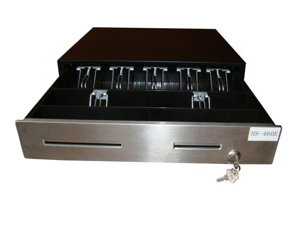 18 Inch Heavy Duty POS Cash Drawer  Ball Bearing Slides Metal Wire Gripper  Steel Construction , 460E