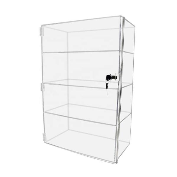 Plexiglass Acrylic Showcase Display Case Box Display Lucite Bread Food Cabinet