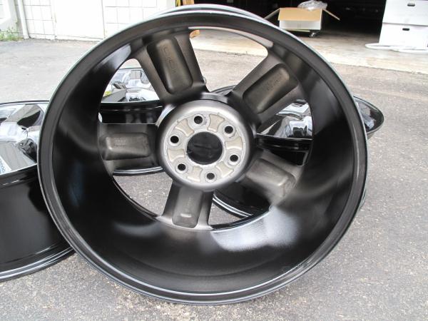 Black 5308 20 Chevrolet Replica Wheels Rims Silverado Tahoe Suburban Gmc Factory Spec