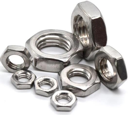 DIN439 Hex Thin Nut Type B Pan Head Screw Zinc Plate Surface 6h Tolerance