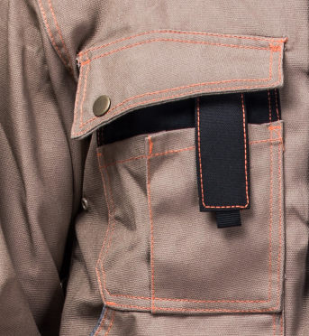 Durable Polycotton Blended Protective Safety Clothing Contrast Jacket Trousers Suit