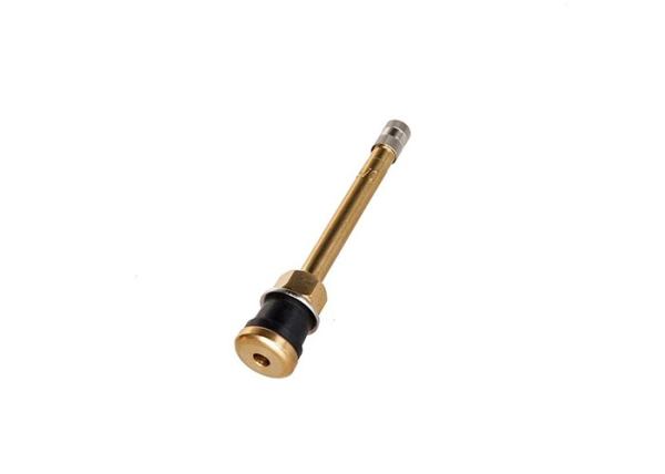 TR573 High Pressure Tyre Valves Clamp In Brass Straight 115mm V3.21.7 With EPDM Grommet