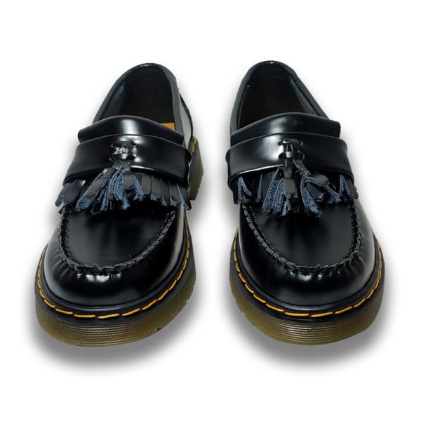 Черные женские кожаные лофты Адриана Тасселя, размер на заказ для официальных / повседневных