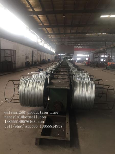 High Strength EHS Zinc Coated Steel Messenger Cable 3 8 Inch For Liquid Natural Gas Tanks