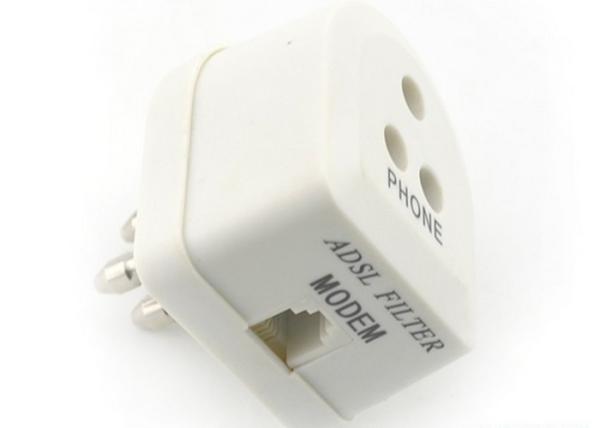 PCI Modem Telephone Accessories ADSL Filter Splitter With ABS 94HB Housiing