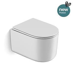 Produits de l'usine Toilette suspendue au mur en céramique en une pièce Sanitaires dissimulés Toilette Cisterne Porcelaine commerciale Toilette ronde