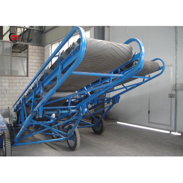 1300 T Hr Portable Jetty Blue Carbon Steel Belt Conveyor Port Overland Systems