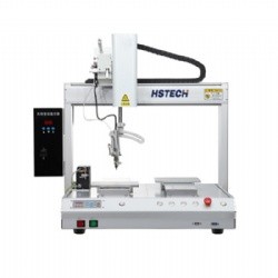 5 Axis Robotic Soldering Machine Double Y Platform Rotation Temperature Control